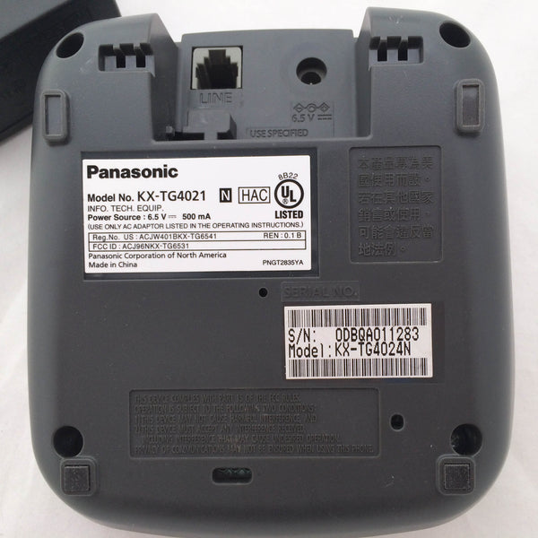 Panasonic KX-TG4021 Cordless Phone MAIN BASE ONLY Replacement (w/Adapt