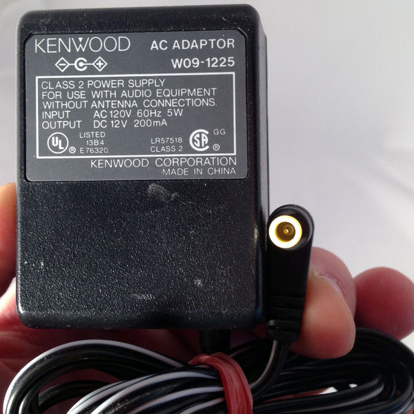 class power supply dc 1 Adapter W09 KENWOOD AC/DC Charger Supply Power OEM 1225