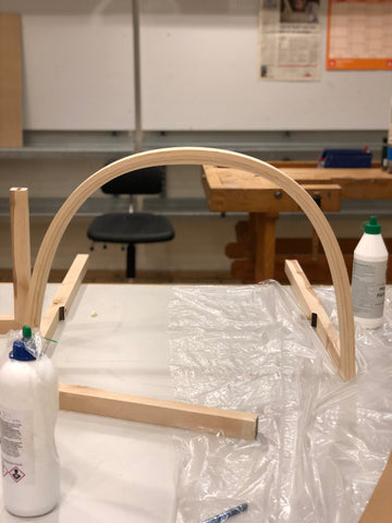 Cleared and CNC'ed Arch - test