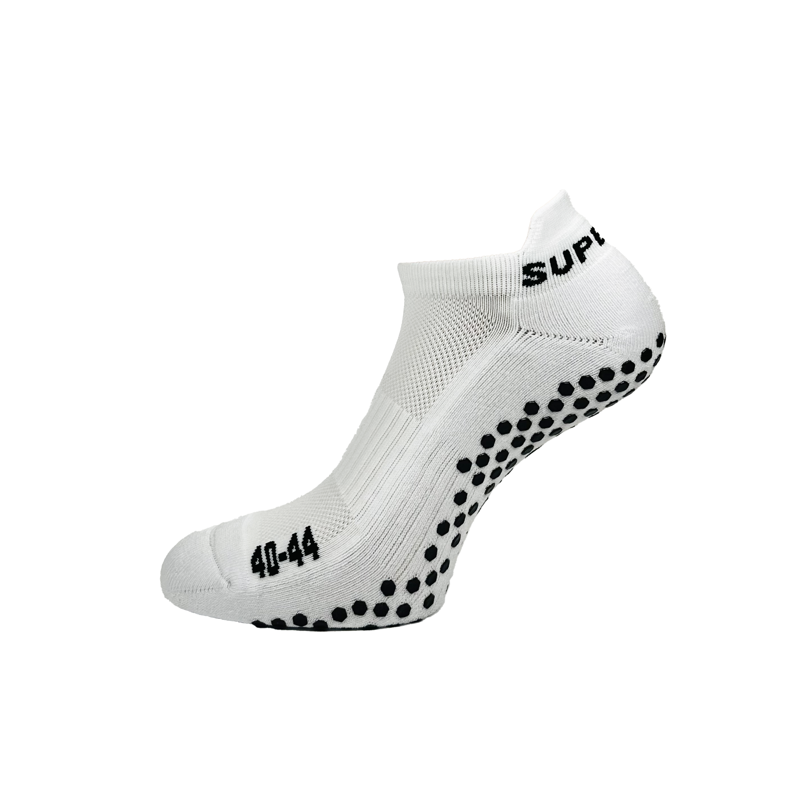 Se Ankel Grip Socks - Hvid - Small(36-39) hos Supersox