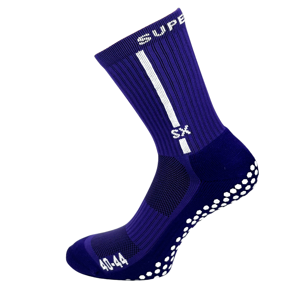 Se Grip Socks - GripFit - Lilla - Str. 32-35 hos Supersox