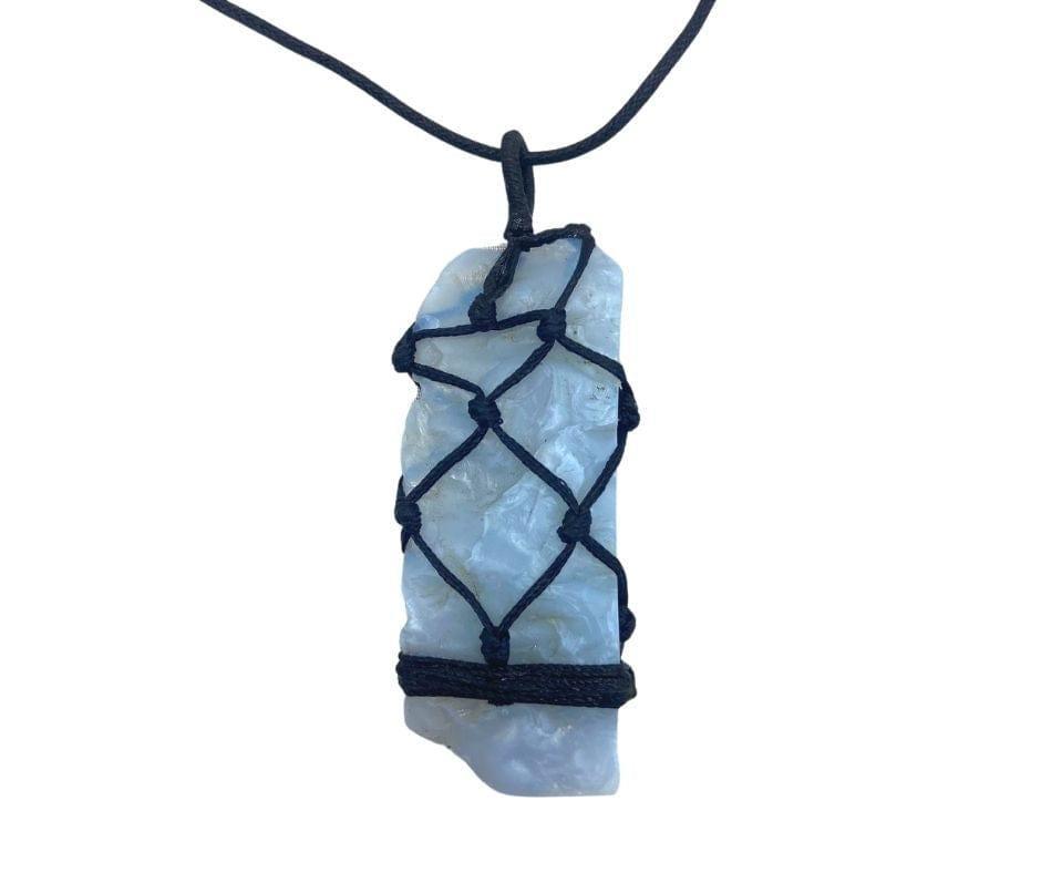 Blue Opal Crystal Pendant