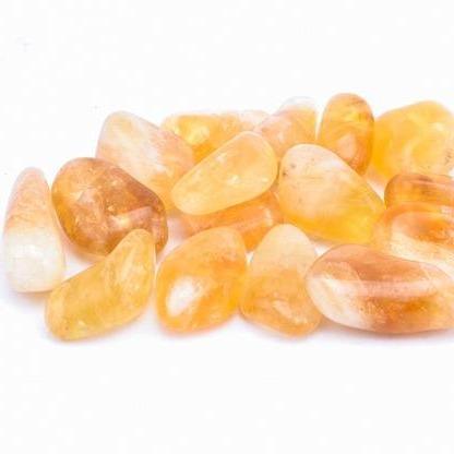 Crystal Tumble Pack Of 10, Citrine