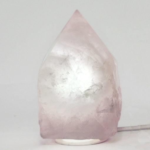 large rose quartz lamp