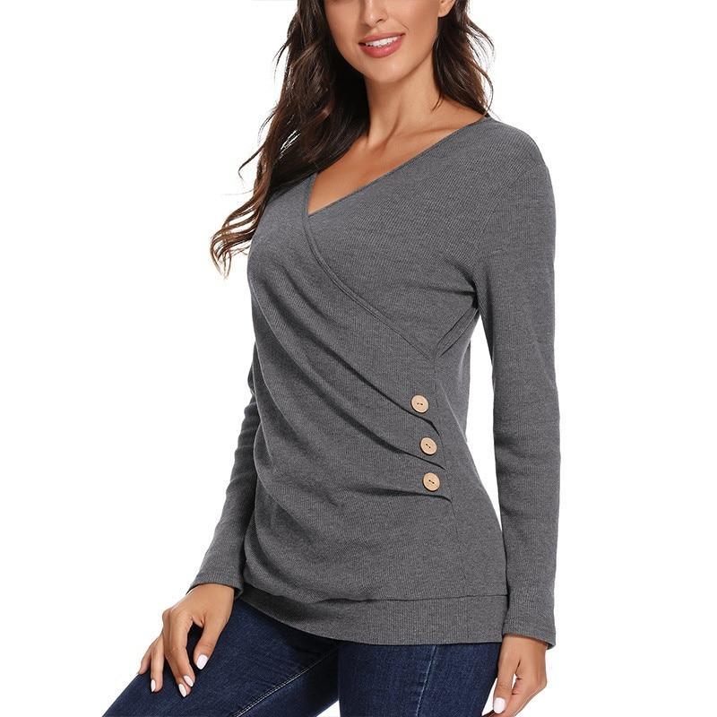 Side Buttons Nursing Clothes 03
