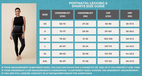 Compression Leggings Size Guide