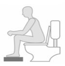 toilet position
