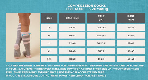 Compression Sock Size Guide