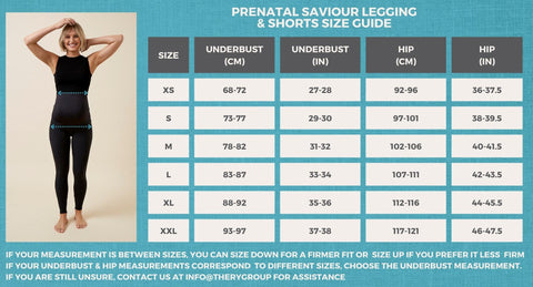 Pregnancy Compression Size Guide