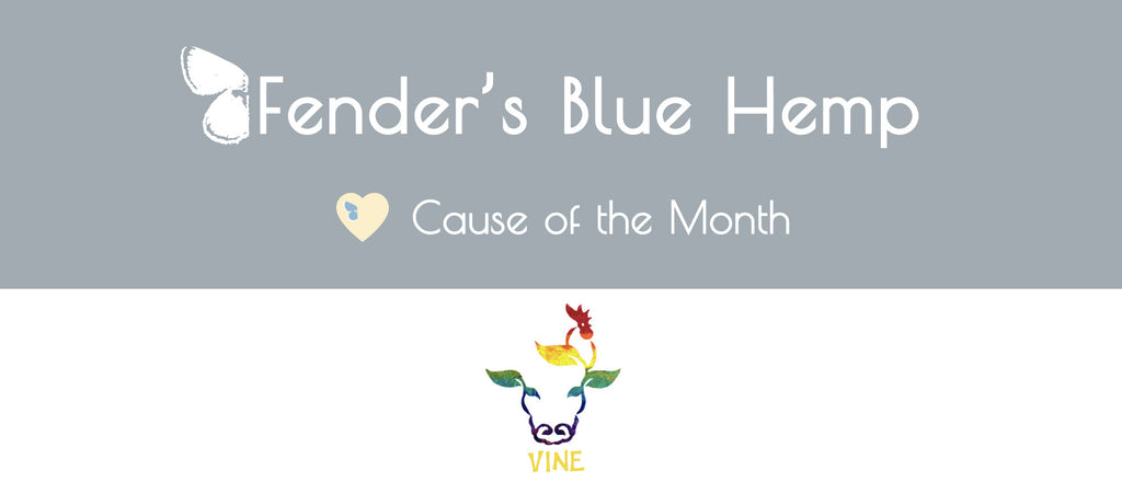Fender's Blue Hemp Cause of The Month - Vine Sanctuary