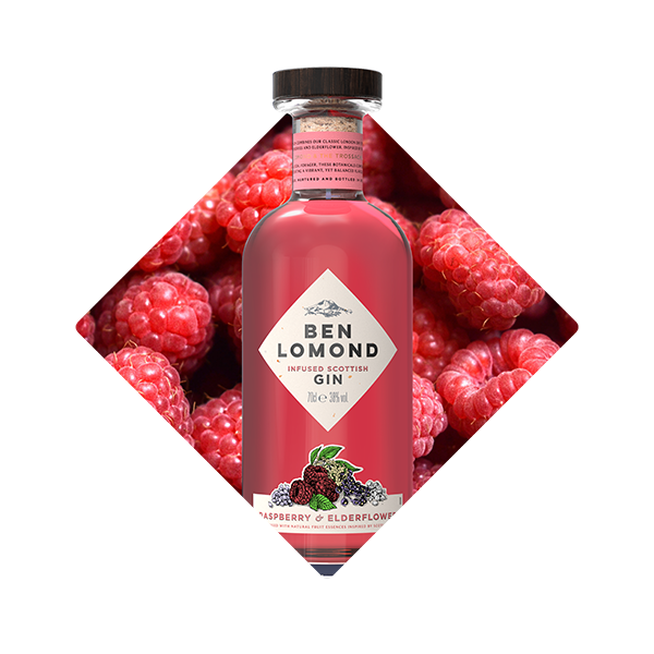 Raspberry gin