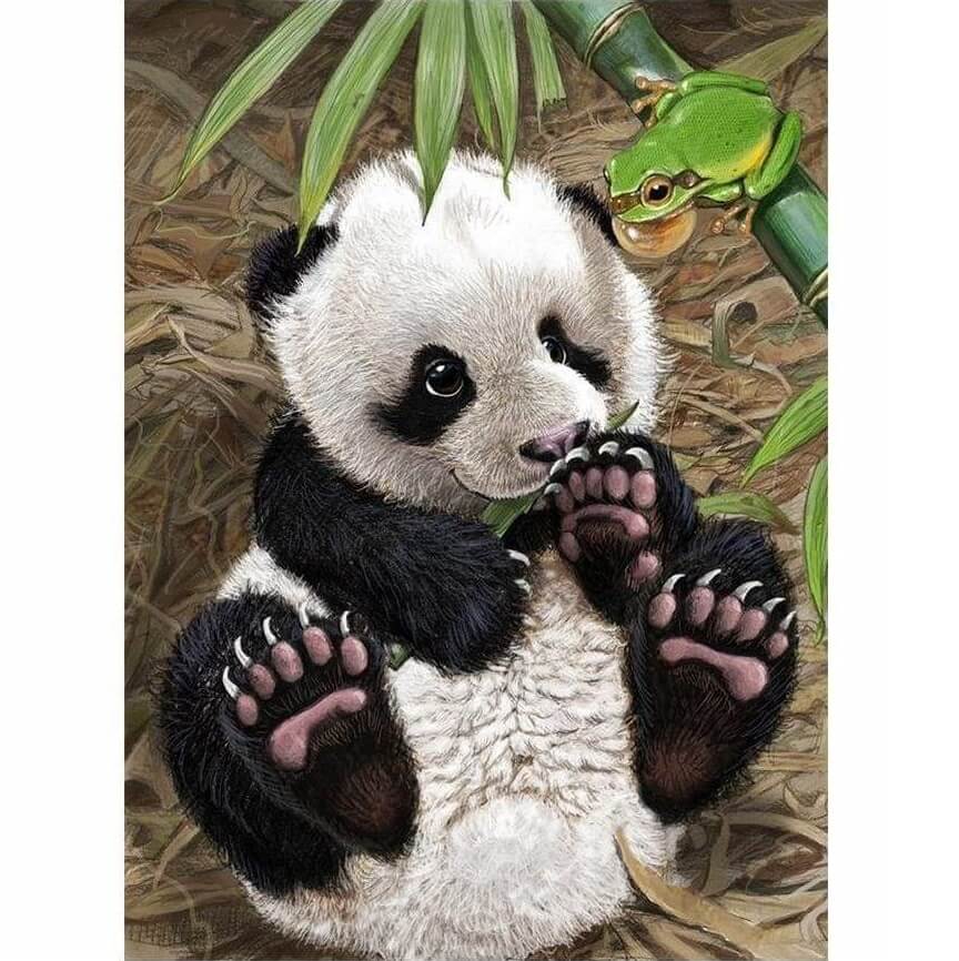Baby Panda Happy Diamond Painting
