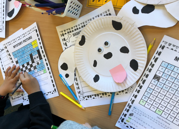 101 days of school dalmatian craft