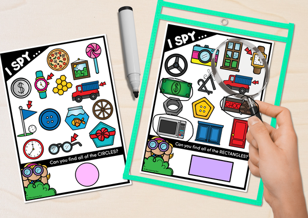 20+ Printable Kindergarten Shapes Worksheets & Activities