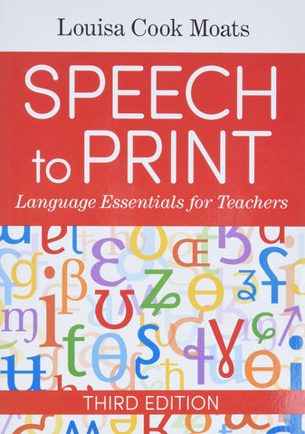 From Speech to Print