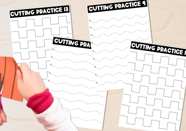 kindergarten cutting worksheets