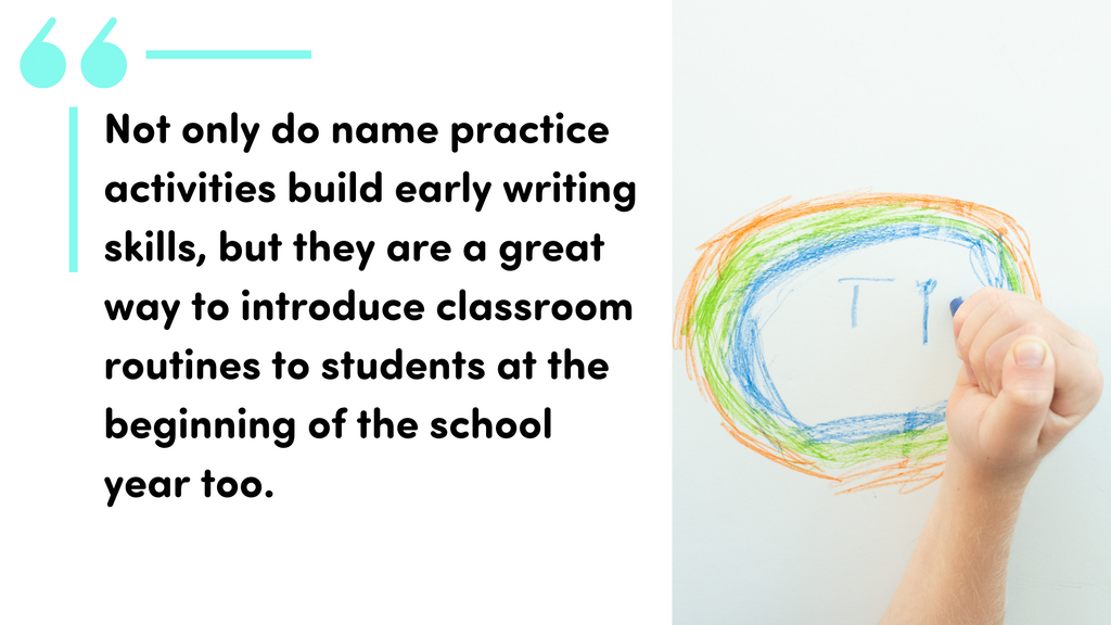 kindergarten name writing activities