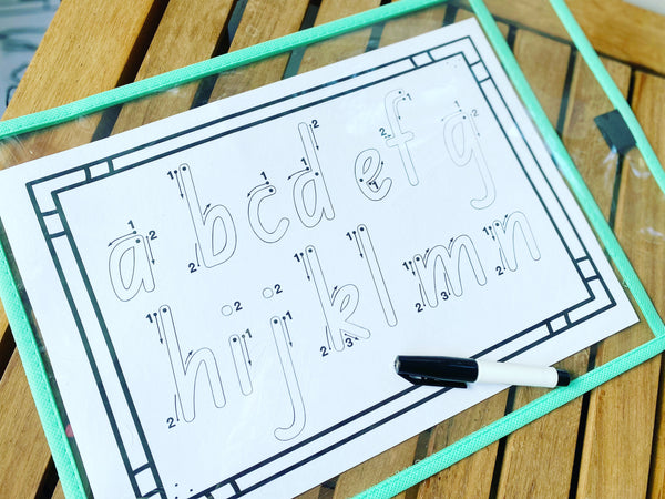 alphabet match worksheets