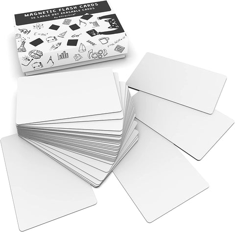 magnetic dry erase flash cards