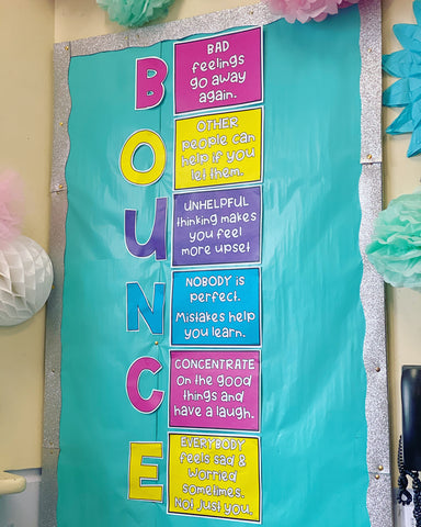 sample display boards for elementary