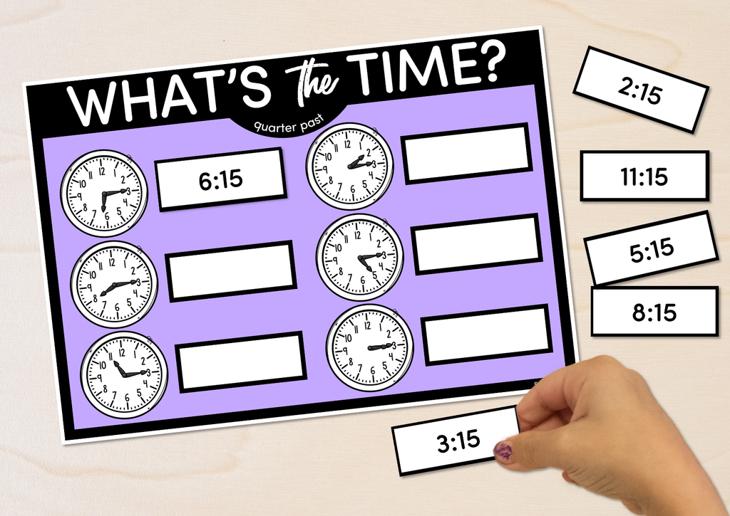 Printable Telling Time Worksheets for Kindergarten & Beyond