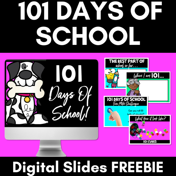 101 days of school free activities