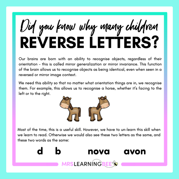 letter reversals