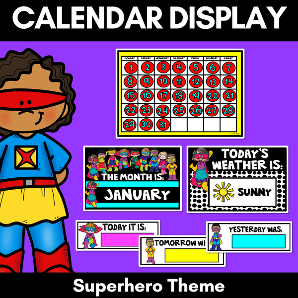 18 Colourful Superhero Classroom Theme Ideas & Decorations