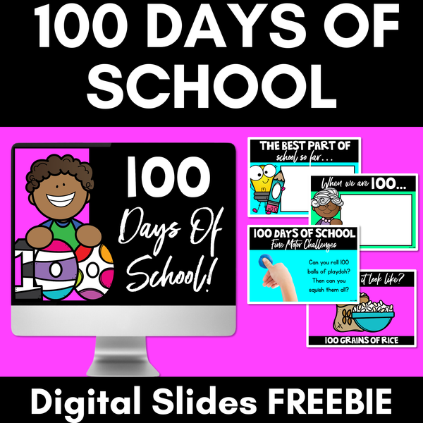free 100 days of school activities