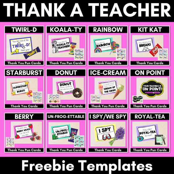 teacher appreciation week cards