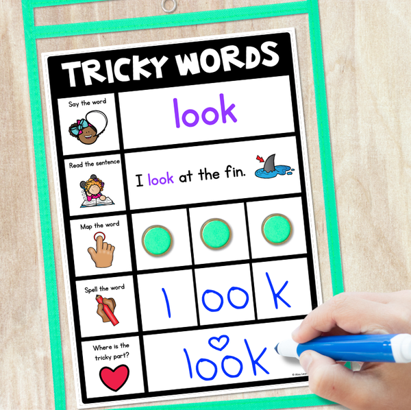 How To Orthographically Map Tricky High Frequency Words - with and without High Frequency Words Worksheets