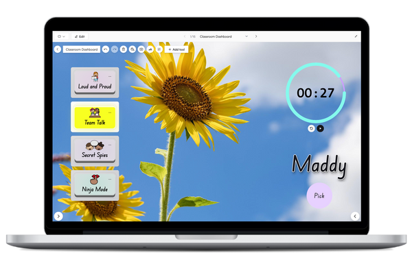 The Hive's sound switches classroom management tool