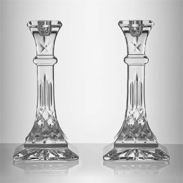 LISMORE 8IN CANDLESTICK, PAIR