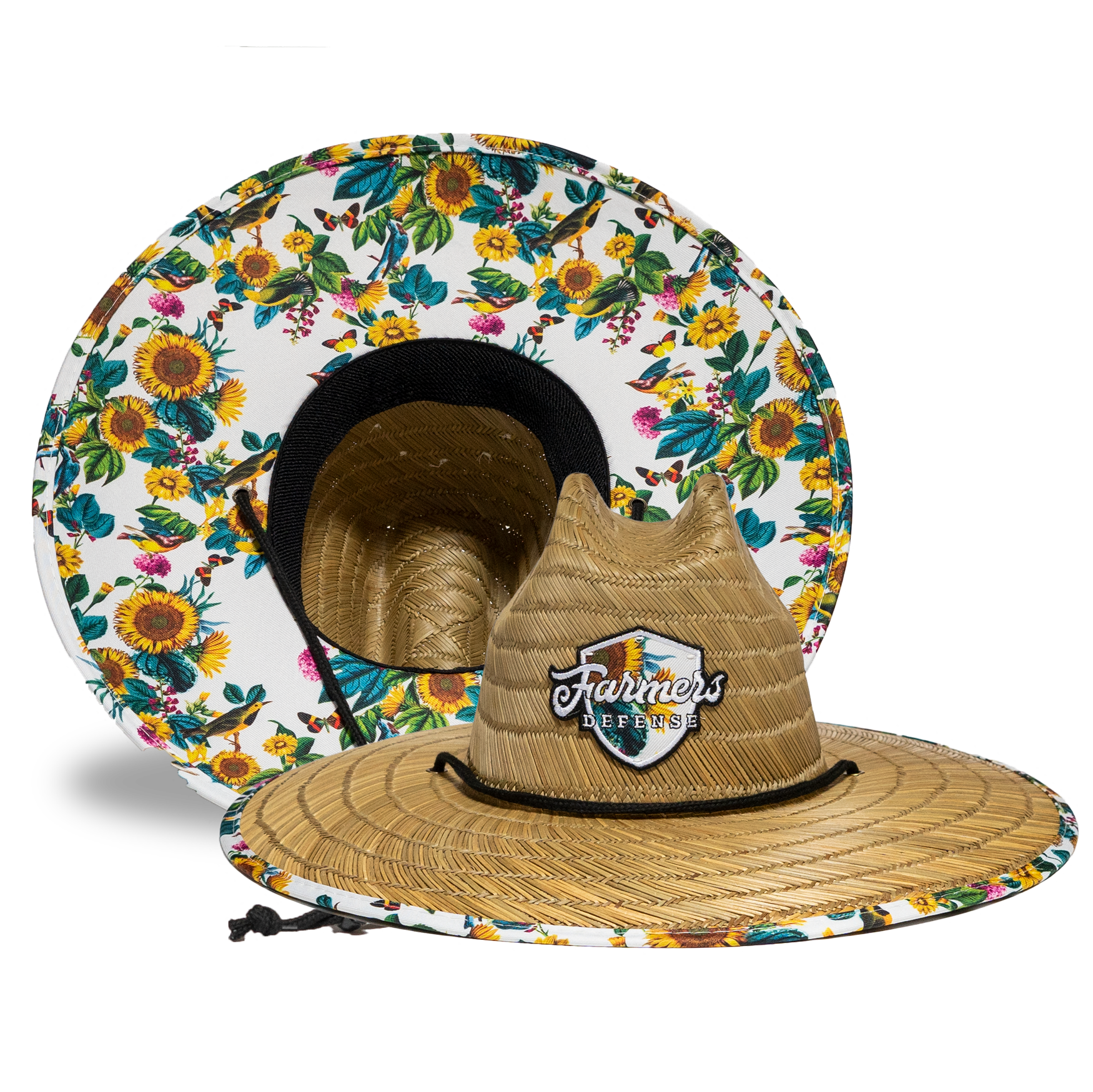 Farmers Defense Straw Hat - Garden Flower - Farmers Defense product image