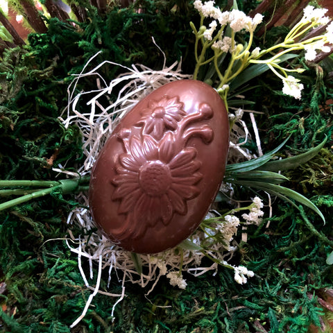 Chocolate hollow egg by Wild Peaks Chocolates