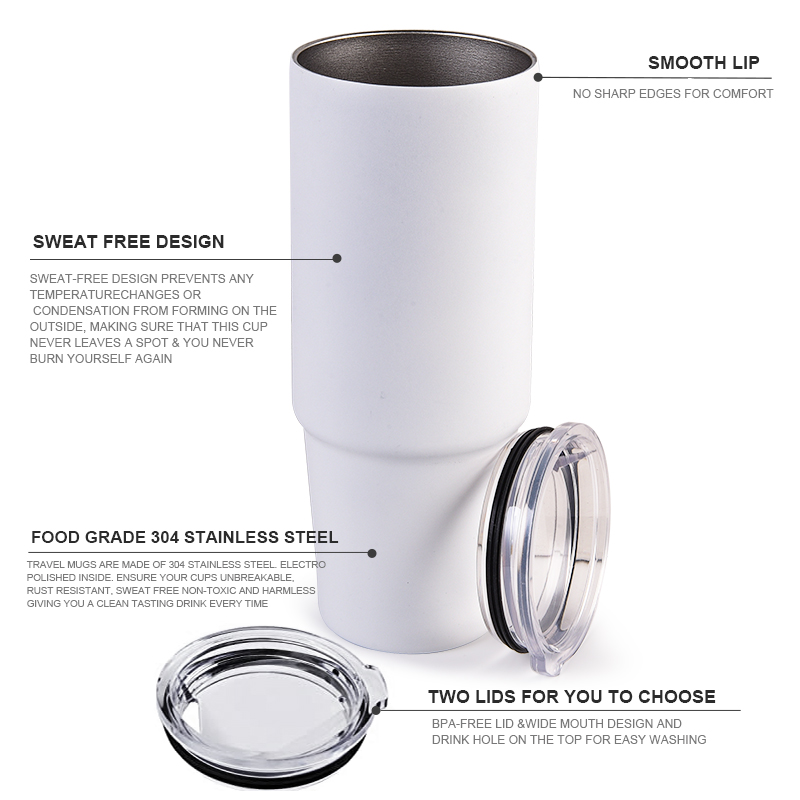 Double-Walled Polished Stainless Steel Drinking Cup