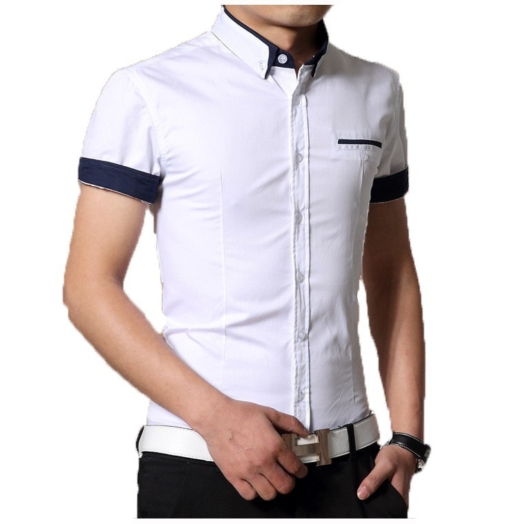 designer short sleeve dress shirts