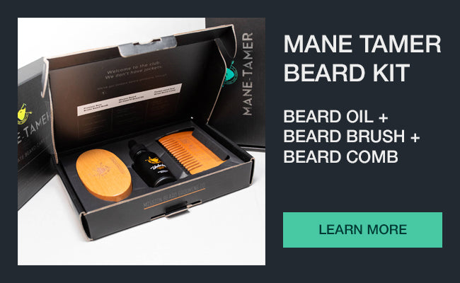Mane Tamer Beard kit, Beard oil brush & comb, Beard PANS Ltd