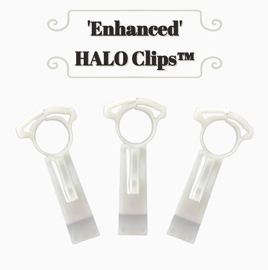 Enhanced HALO Holiday Lighting Clips™ - Christmas Light Contractors US product image