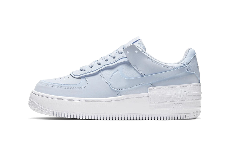 nikelab air force 1 light blue