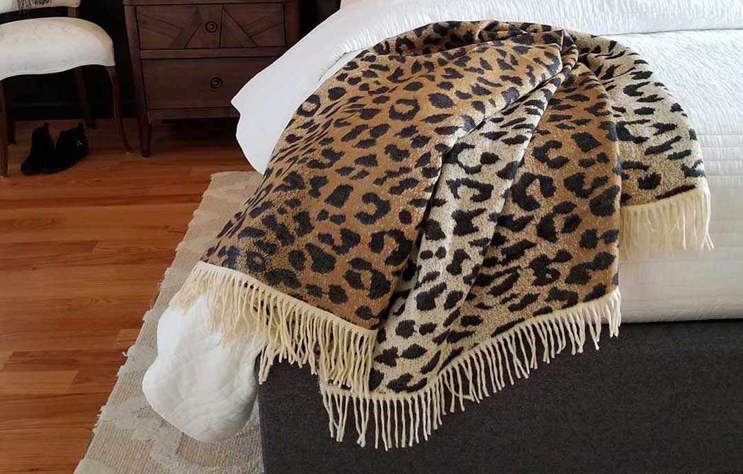leopard print throw by thultula