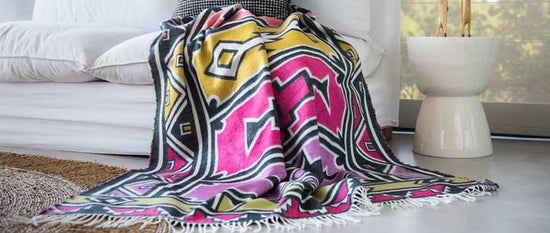 The Ndebele blanket throw