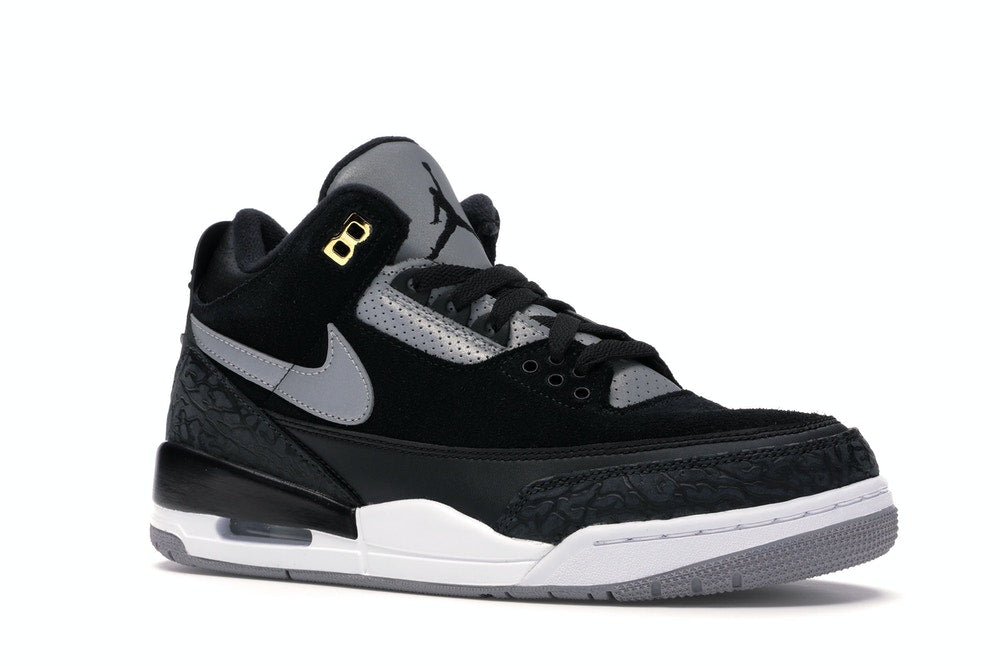 Jordan 3 Retro Tinker Black Cement Gold 