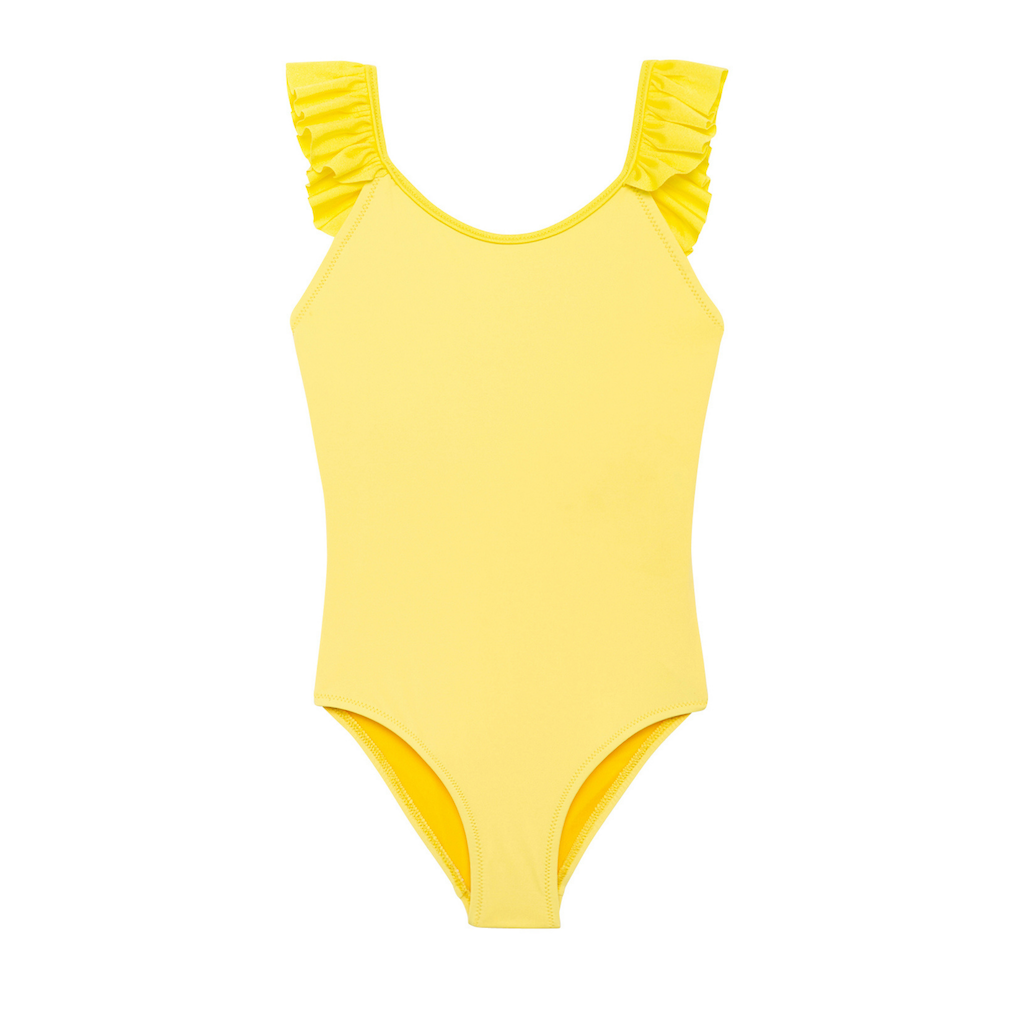 Lison Paris Bora Bora Children's Swimsuit in Yellow | The Little ...