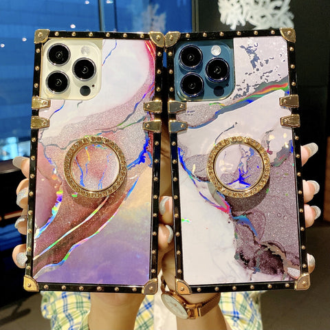 marble pattern phone case display side by side copy