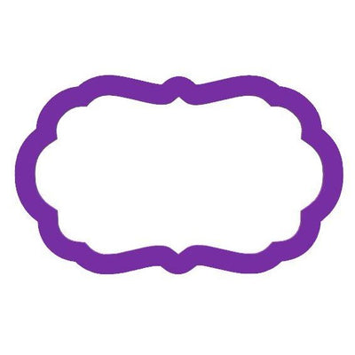 Rectangle Fancy Plaque Cookie Cutter