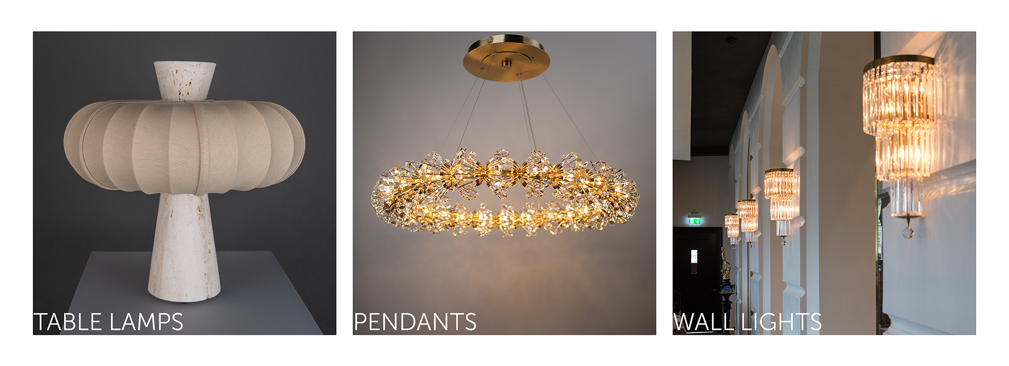 Pendants Table Lamps and Wall Lights Lighting Piece Element done bespoke by Zavadski LLC bespoke manufacturing