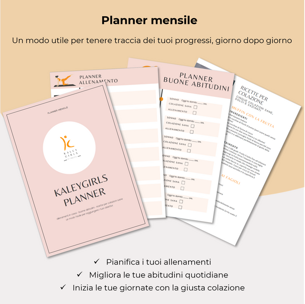 Planner programma fitness