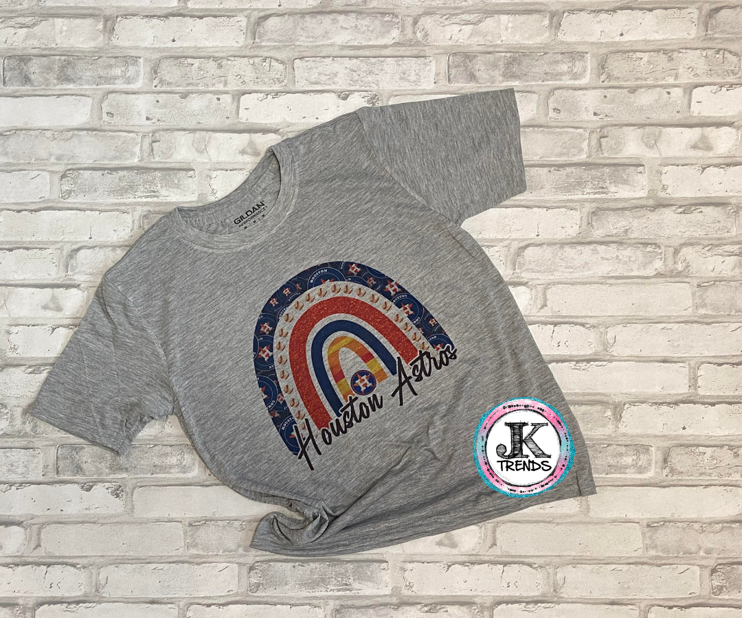 Astros Rainbow Toddler and Youth Shirt Youth Small
