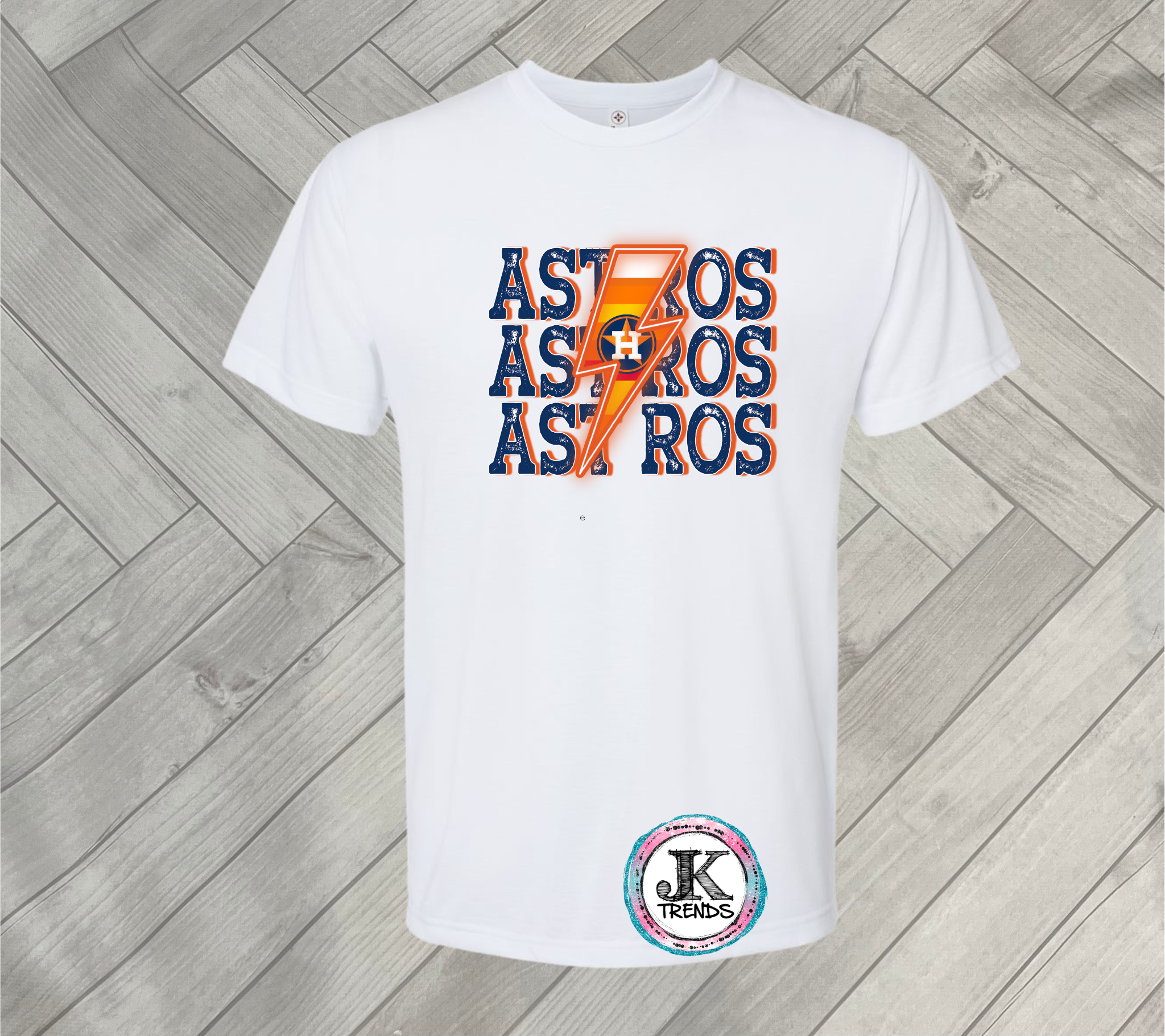 Astros Glitter Heart